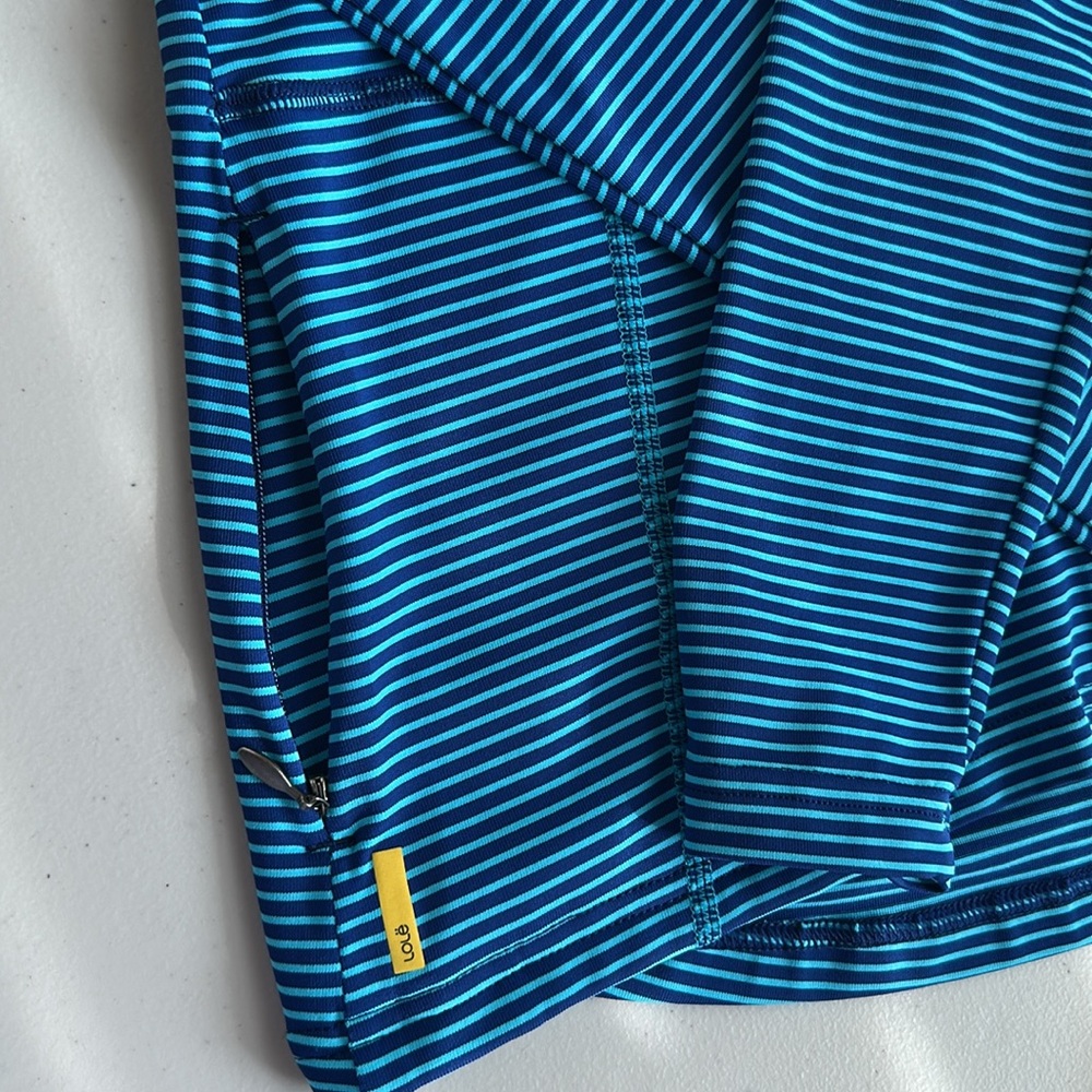 NWT LOLE Women's Blue Striped Ski Jacket Size Extra Small - Picture 6 of 16